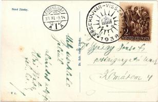 Érsekújvár, Nové Zámky; utcaképek, iskolák / schools, street "1938 Érsekújvár visszatért" ...