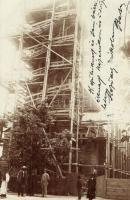 1911 Felsővisó, Viseu de Sus; a felsővisói templom építése / church under construction. photo