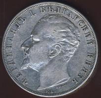 Bulgária 1894KB (magyar verdejel!) 5L Ag T:2/3 kis k