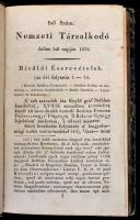 1834 Nemzeti Társalkodó 1834. II. félév. Július -December, 1-26 szám. [Fél évfolyam] Kolozsvár, 1834...