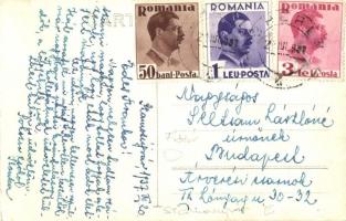 1937 Szamosújvár, Gherla; Fő tér, Gyógyszertár, Keresztes üzlete / Farmacia Nits / main square, phar...