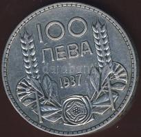 Bulgária 1937. 100L Ag T:2