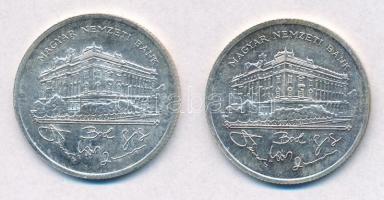 1992. 200Ft Ag "MNB" (2x) T:2