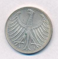 NSZK 1974D 5M Ag T:1-,2
FRG 1974D 5 Mark Ag C:AU,XF