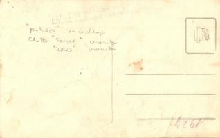 1927 Mohács segédhajó, előtte Szeged és Körös őrnaszádok (monitorok) az Újpesti-öbölben. Magyar Kirá...