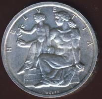 Svájc 1948. 5Fr Ag "100 éves az Alkotmány" T:2/3