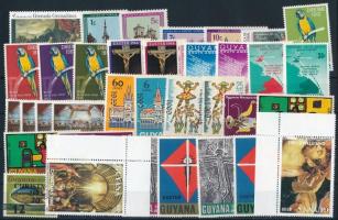 1971-1996 7 klf sor + 9 klf önálló érték, 1971-1996 7 diff sets + 9 diff stamps