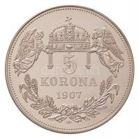 DN "Magyarok Krónikája - Kossuth Lajos azt üzente! / 1907 5 korona" ezüstözött, multicolor...