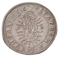 1675K-B 15kr Ag "I. Lipót" (6,27g) T:1- / 
Hungary 1675K-B 15 Kreuzer Ag "Leopold I&...