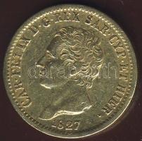 Olasz Államok/Szardínia 1827L 20L Au 6,45g Carlo Felice T:3 ph.