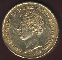 Olasz Államok/Szardínia 1849P "sas" verdejel 20L Au 6,45g Carlo Albertus T:2/3+