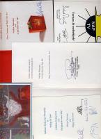 2000 Több száz darab üdvözlölap magyar politikusok és közéleti szereplők aláírásaival