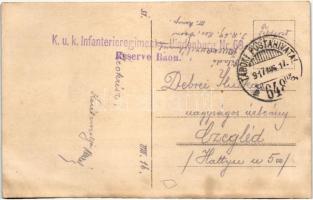 1917 Lövészárok vonal a hegyoldalban / WWI Austro-Hungarian K.u.K. hill-side trench system. photo + ...