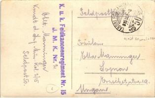 1915 Sebesült katonák szállítása Vöröskeresztes lovaskocsival / WWI transporting of the injured Aust...