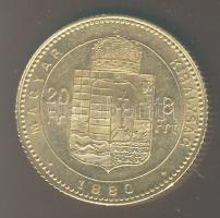 1880. 8Ft/20Fr Au 6,452g T:2