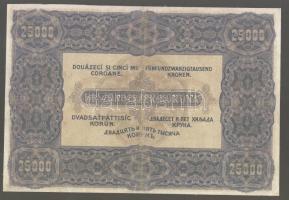 1922. 25000K T:restaurált