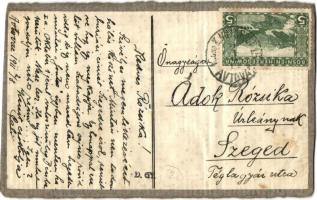 1911 Avtovac, Gát. Kordonállomás a montenegrói határon / Austro-Hungarian K.u.K. soldiers at the cor...