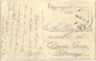 1917 Mannschaftsunterkünfte der Seilbahn No. 4. / WWI Austro-Hungarian K.u.K. funicular military cre...