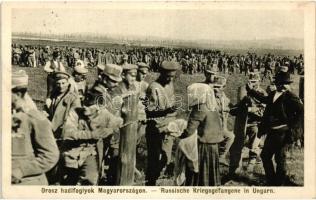 Orosz hadifoglyok Magyarországon. Alexy felvétele 1914. / Russische Kriegsgefangene in Ungarn / WWI Russian POWs (prisoners of war) in Hungary