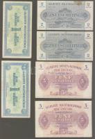 Ausztria/nemzetközi megszállás 1944. 1Sch (4x), 2Sch (2x), 5Sch (2x) T:II,II/III