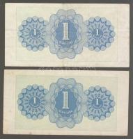 Ausztria/nemzetközi megszállás 1944. 1Sch (4x), 2Sch (2x), 5Sch (2x) T:II,II/III