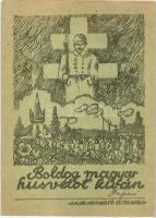 1942 Boldog Magyar Húsvétot! Tábori Postai Levelezőlap / WWII Hungarian military field post, Easter greetings (EK)