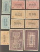 Olaszország/Velence/osztrák-magyar megszállás 1918. 5c(2x), 10c(5x),50c(2x), 1L(2x), 2L(2x) összesen...