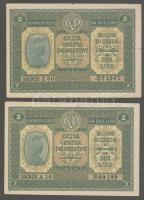 Olaszország/Velence/osztrák-magyar megszállás 1918. 5c(2x), 10c(5x),50c(2x), 1L(2x), 2L(2x) összesen...