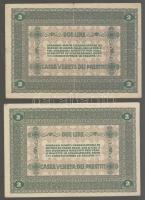 Olaszország/Velence/osztrák-magyar megszállás 1918. 5c(2x), 10c(5x),50c(2x), 1L(2x), 2L(2x) összesen...