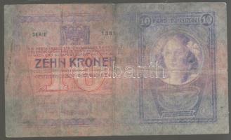 1904. 10K piros "Magyarország" körbélyegzővel T:III/IV