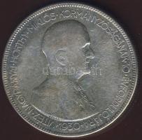 1930. 5P Ag "Horthy jobbra" T:3
