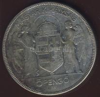 1930. 5P Ag "Horthy jobbra" T:3