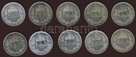 1915. 1K Ag (10x) T:1,1/2