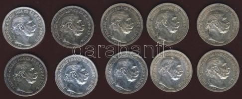 1915. 1K Ag (10x) T:1,1/2