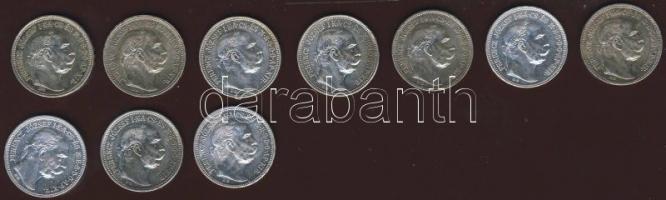 1915. 1K Ag (10x) T:1,1/2