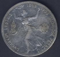 Ausztria 1908. 5K Ag "Jubileum" T:2-/3+