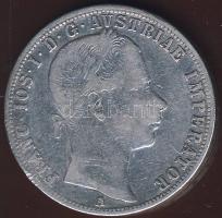 Ausztria 1861A 1Fl Ag T:3