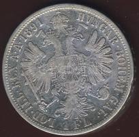 Ausztria 1891. 1Fl Ag T:2-/3+