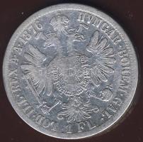 Ausztria 1876. 1Fl Ag T:3/3-