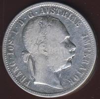 Ausztria 1876. 1Fl Ag T:3/3-