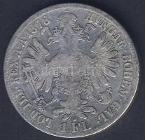 Ausztria 1878. 1Fl Ag T:3/3-