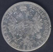 Ausztria 1879. 1Fl Ag T:3/3-
