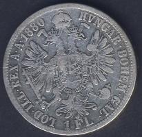 Ausztria 1880. 1Fl Ag T:3/3-