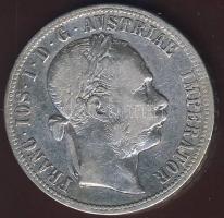 Ausztria 1886. 1Fl Ag T:3/3-