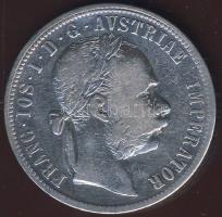 Ausztria 1889. 1Fl Ag T:3/3-