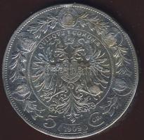 Ausztria 1909. 5K Ag T:3 kis ph.