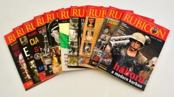 2006-2007 Rubicon folyóirat 10 száma, jó állapotban