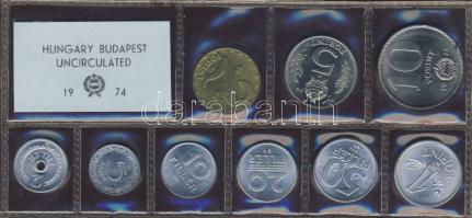 1974. 2f-10Ft 9db klf, forgalmi szettben T:BU