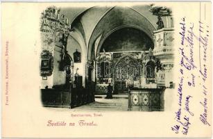 1899 Fiume, Trsat, Tersatto; Sanctuarium / church interior