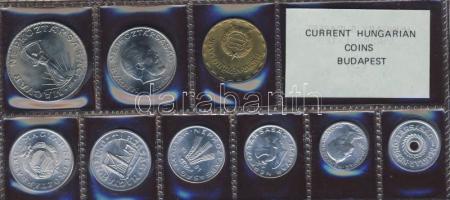 1981. 2f-10Ft 9db klf, forgalmi szettben T:BU